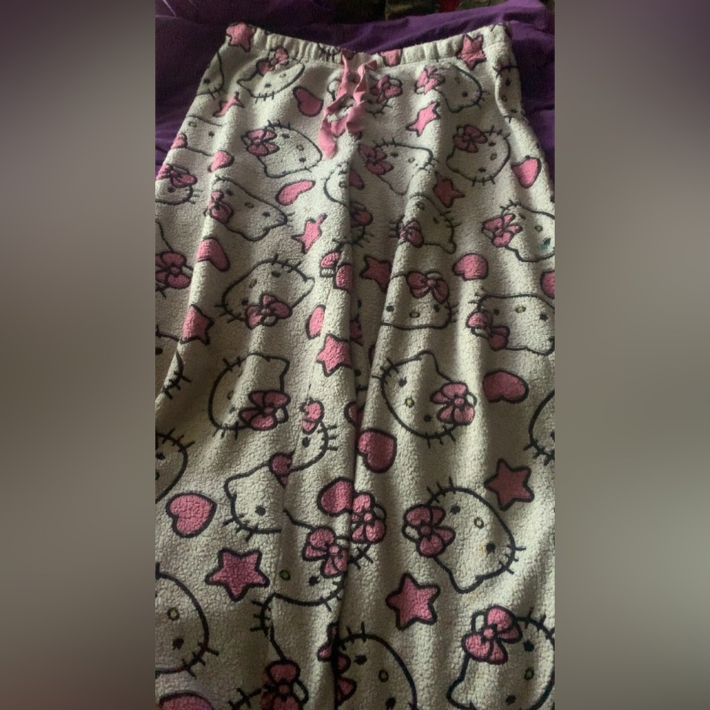 Vintage hello kitty pajama pants